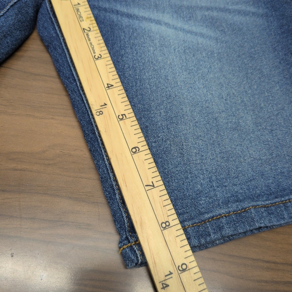 Lucky Brand denim shorts womens 16 blue mid rise Classic Straight casual - Picture 3 of 5